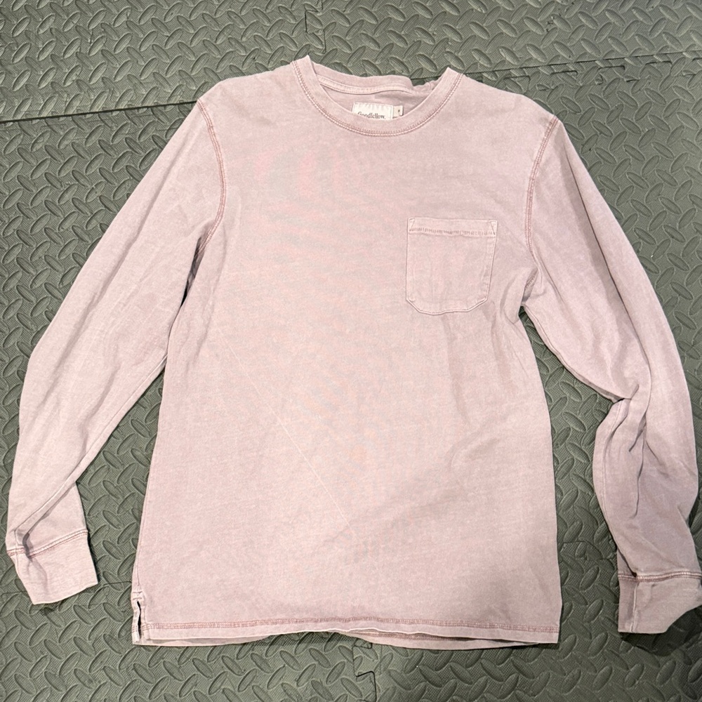 Goodfellow & Co Light Purple Crew Neck Shirt